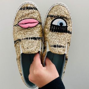 Chiara Ferragni Glitter Sneakers